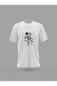 Panorama Ajans Minimal Astronot Tasarım Baskılı T-shirt - 1