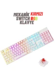 ATAsoft ELEKTRONİK Since 2021 Rgb Kırmızı Switch Q Gaming Tam Mekanik Kablolu Oyuncu Klavyesi Bkb4 thumbnail 1
