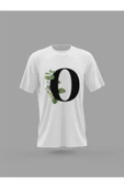 Panorama Ajans O Harfi Yeşil Yapraklı Baskılı T-shirt - 1