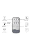ATAsoft Koyu Kahverengi 7 Led Işıklı Aromatik Oda Kokusu Hava Nemlendirici 550 ml Aroma Difüzörü - 6
