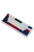 ATAsoft ELEKTRONİK Since 2021 K610 Mini Kablolu Mekanik RGB Oyuncu Işıklı Klavye 61 Tuşlu Kırmızı Switch - 2
