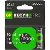 GP AA 2100 mAh Şarjlı Kalem Pil 4'lü Paket ReCyko Pro GP210AAHCBEM-2GB4 thumbnail 3