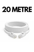 ATAsoft ELEKTRONİK Since 2021 Cat6 1000mbps 20 Metre Ethernet Kablosu Internet Veri Rj45 Kablosu - 1