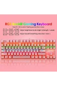 ATAsoft ELEKTRONİK Since 2021 K550 Rgb Pembe K550 Mekanik Gaming Oyuncu Klavyesi - 2