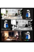 ATAsoft 1080P Full HD Gece Görüşlü Bebek İzleme Kamerası Wi-Fi Mobil Uygulamalı Kamera Blm-43 - 7