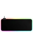 ATAsoft Rgb Led Gaming Mousepad Siyah Kaymaz Su Geçirmez Xl Mousepad 80x30 - 1