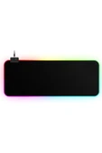 Ploody Mouse Pad Led Işıklı Baskısız Siyah Renk Mouse Pad Kaymaz Taban Gaming Mouse Pad 78x30cm Mimb - 1