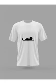 Panorama Ajans Karakedi Tatlı Sticker Baskılı T-shirt - 1