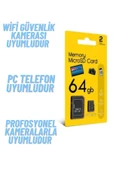 ATAsoft ELEKTRONİK Since 2021 64 Gb Hafıza Kartı Adaptör Dahil Araç Kameraları Ve Kameralar Için Uyumlu Sd Kart - 1