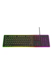 ATAsoft ELEKTRONİK Since 2021 Gaming Rainbow Işıklı Daktilo Kablolu Oyuncu Q Klavye Bkb10 - 1