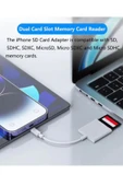 ATAsoft ELEKTRONİK Since 2021 Lightning To Sd Kart Okuyucu Iphone Sd Micro Okuyucu Kablo Adaptör Sd Reader Kablo thumbnail 4