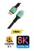 ATAsoft ELEKTRONİK Since 2021 Ultra Yüksek Hızlı 8k Hdmi kablo 4k 144Hz Hdmi Kablosu Hdtv Kablosu - 1