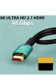ATAsoft ELEKTRONİK Since 2021 Ultra HDTV 8K Yüksek Hızlı HDMI Kablosu 8K 60Hz, 4K 120Hz, 7680P HDR 2.1V 48GBS thumbnail 3