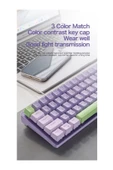 ATAsoft ELEKTRONİK Since 2021 K65 Oyuncu Klavyesi Gaming Mekanik 78 Tuşlu Rainbow Aydınlatmalı Hot-Swapp Usb Tip-c Kablosu thumbnail 3