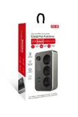 ATAsoft ELEKTRONİK Since 2021 Termal Akım Korumalı Isıya Karşı Dayanıklı 3'lü Priz 3 x USB 2 mt Kablo Ftr-02 - 1