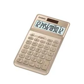 Casio JW-200SC-GD 12 Hane Altın Sarı Masa Üstü Hesap Makinesi - 2