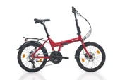 BIANCHI ADHOC KATLANIR BİSİKLET 380H MD 20 JANT 21 VİTES TOURNEY RED WHITE - 1
