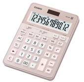 Casio DS-2B-PK Pembe Profesyonel 12 Hane Masa Üstü Hesap Makinesi - 1