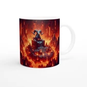 Koç Burcu Baskılı Kahve Kupası - Elementsel Doğa Krallığı Temalı Vs4 thumbnail 3