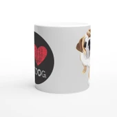 I Love Bulldog Temalı Baskılı Kupa Bardak thumbnail 3