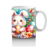 Çocuklara Sütü Sevdiren Bahar Tavşanı Kupa Bardak thumbnail 4