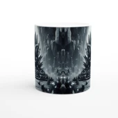 Oğlak Burcu Baskılı Kahve Kupası - Büyülü Kristal Mağarası Temalı Vs1 thumbnail 2