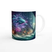 Balık Burcu Baskılı Kahve Kupası - Zodyak Kütüpanesi Vs3 - 3