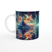 Balık Burcu Baskılı Kahve Kupası - Zodyak Maskeli Balo Vs4 thumbnail 1