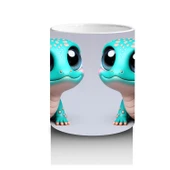 Çocuklara Sütü Sevdiren Neşeli Bukalemun Kupa Bardak thumbnail 3