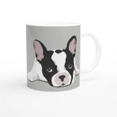 French Bulldog Aşkı Temalı Baskılı Kupa Bardak thumbnail 1