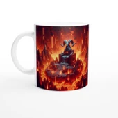 Koç Burcu Baskılı Kahve Kupası - Elementsel Doğa Krallığı Temalı Vs4 thumbnail 1