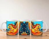 Çocuklara Sütü Sevdiren Dinozor Kaydırak Keyfi Kupa Bardak - 5