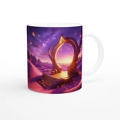 Yay Burcu Baskılı Kahve Kupası - Elementsel Doğa Krallığı Temalı Vs4 thumbnail 3