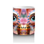 Çocuklara Sütü Sevdiren Mısır Prenses Kedisi Kupa Bardak - 3