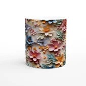 Pastel Bahar Rüyası Çiçekli Kupa Bardak thumbnail 2