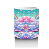 Çocuklara Sütü Sevdiren Bulutlar Arasında Dans Eden Unicornlar Kupa Bardak - 3