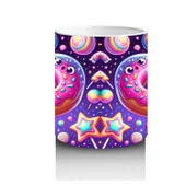 Çocuklara Sütü Sevdiren Kozmik Donut Gezegenleri Kupa Bardak thumbnail 3