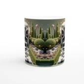 Başak Burcu Baskılı Kahve Kupası - Elementsel Doğa Krallığı Temalı Vs4 thumbnail 2