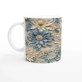 Pastel Mavinin Bahar Dokunuşu Kupa Bardak - 1