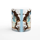 Gökyüzü Temalı Lama Baskılı Kupa Bardak - 2