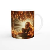 Aslan Burcu Baskılı Kahve Kupası - Büyülü Kristal Mağarası Temalı Vs1 thumbnail 3