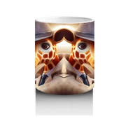 Çocuklara Sütü Sevdiren Fotoğrafçı Zürafa Desenli Kupa Bardak - 3