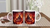 Koç Burcu Baskılı Kahve Kupası - Elementsel Doğa Krallığı Temalı Vs4 thumbnail 5