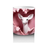 Çocuklara Sütü Sevdiren Aşkı Fısıldayan Geyik Kupa Bardak - 3