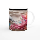 Neon Mercanlar ve Sevimli Yunus Temalı Su Altı Kupa Bardak thumbnail 3