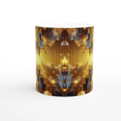 İkizler Burcu Baskılı Kahve Kupası - Büyülü Kristal Mağarası Temalı Vs1 thumbnail 2