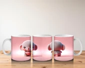 Çocuklara Sütü Sevdiren Kalp Tutan Minik Fil Kupa Bardak thumbnail 5