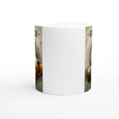 Retro Araba Işıltılı Vintage Tarz Kupa Bardak thumbnail 3