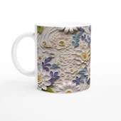 Pastel Renkli Çiçek Düşleri Kupa Bardak thumbnail 1