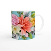 Pastel Çiçek Bahçesi Temalı Kupa Bardak thumbnail 3